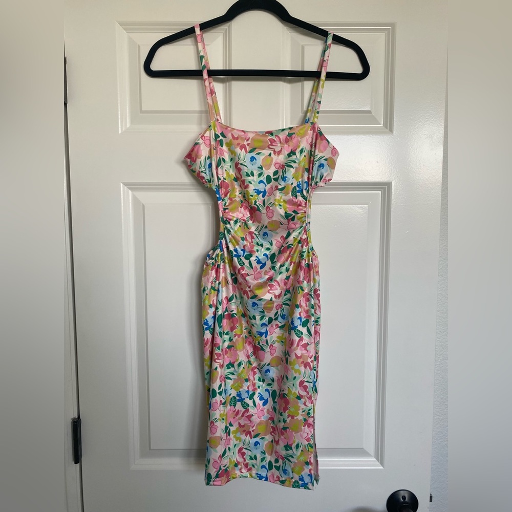 Floral mini dress